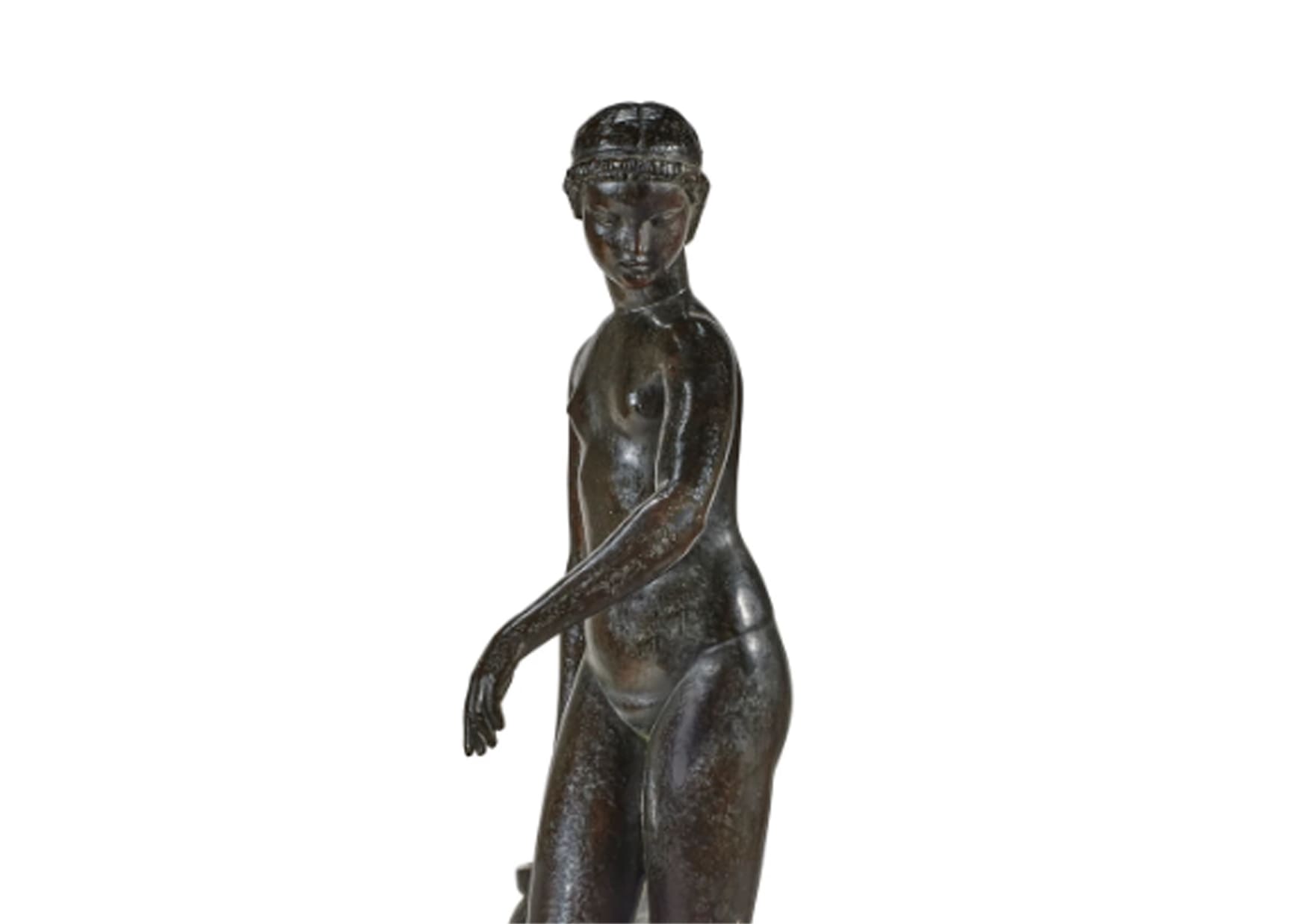 Sculpture jeune fille Joseph Bernard estimation